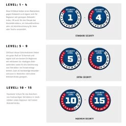 Abus Steel-O-Chain 4804C/75 Fahrrad-Kettenschloss -Fahrradersatzteile abus steel o chain 4804c 75 fahrrad kettenschloss schwarz 2022 311331 c