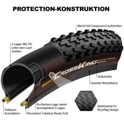 Continental Terra Speed Gravel-Reifen (28") -Fahrradersatzteile continental terra speed gravel reifen 2021 309066 d