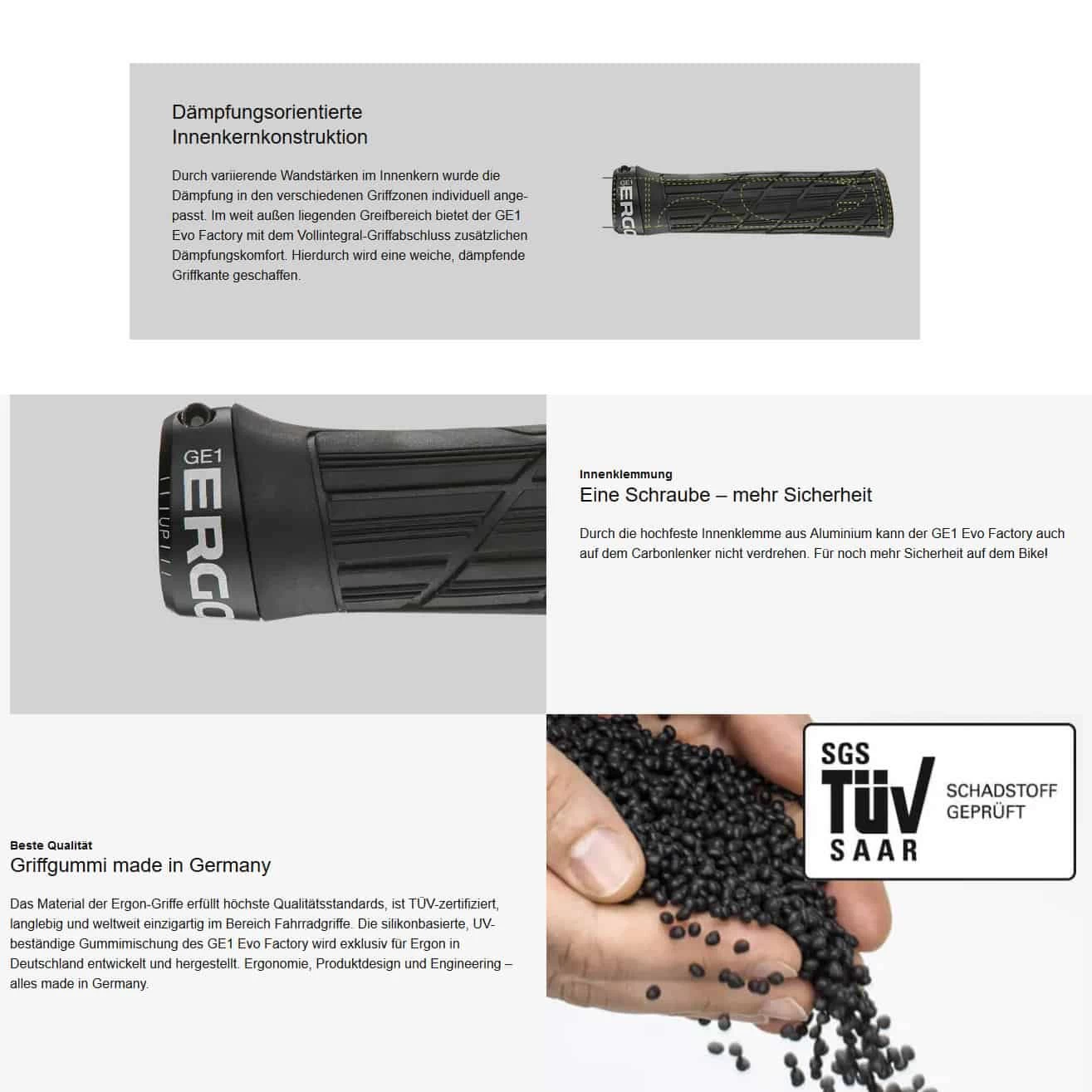 Ergon GE1 Evo Factory MTB-Griffe 9 Ergon GE1 Evo Factory MTB-Griffe - Image 7