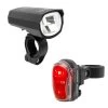 Litecco Highlux 50 Fahrrad-Frontlicht + Cando Rücklicht Set -Fahrradersatzteile litecco highlux 50 cando fahrrad licht set 2020 234193 a