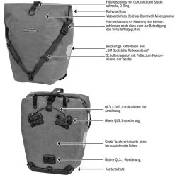 Ortlieb Back-Roller Urban Line QL3.1 Fahrrad-Packtasche (Einzeltasche) -Fahrradersatzteile ortlieb back roller urban line ql31 fahrrad packtasche 2021 p 249094
