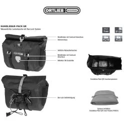 Ortlieb Handlebar-Pack QR Bikepacking-Lenkertasche -Fahrradersatzteile ortlieb handlebar pack qr bikepacking lenkertasche 2021 309232 g