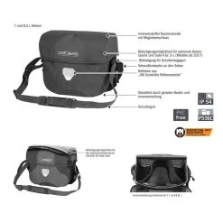 Ortlieb Ultimate Six Plus 7 Oder 8,5 L Lenkertasche -Fahrradersatzteile ortlieb ultimate six plus lenkertasche 2022 p 305373 1