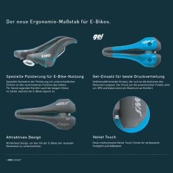 Selle SMP E-Sport Large E-Bike-Sattel -Fahrradersatzteile selle smp e sport large e bike sattel 2021 307502 e