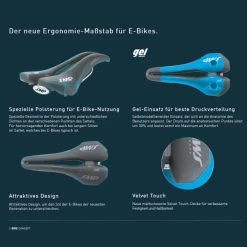 Selle SMP E-Sport Medium E-Bike-Sattel -Fahrradersatzteile selle smp e sport medium e bike sattel 2021 307501 ee