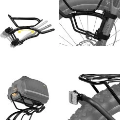 Topeak Tetrarack M1 Mountainbike-Gepäckträger Vorderrad -Fahrradersatzteile topeak tetrarack m1 mountainbike gepaecktraeger vorderrad 2020 306337 g