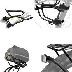 Topeak Tetrarack R1 Rennrad-Gepäckträger Vorderrad -Fahrradersatzteile topeak tetrarack r1 rennrad gepaecktraeger vorderrad 2020 306340 f