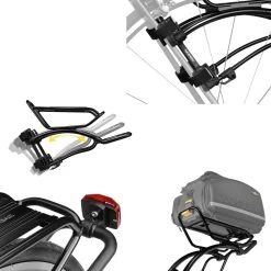 Topeak Tetrarack R2 Rennrad-Gepäckträger Hinterrad -Fahrradersatzteile topeak tetrarack r2 rennrad gepaecktraeger hinterrad 2020 306339 g