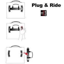 Vaude Bayreuth III L Fahrradtasche -Fahrradersatzteile vaude 2017 plug and ride 1