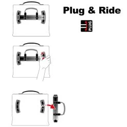 Vaude Augsburg III M Fahrradtasche -Fahrradersatzteile vaude 2017 plug and ride
